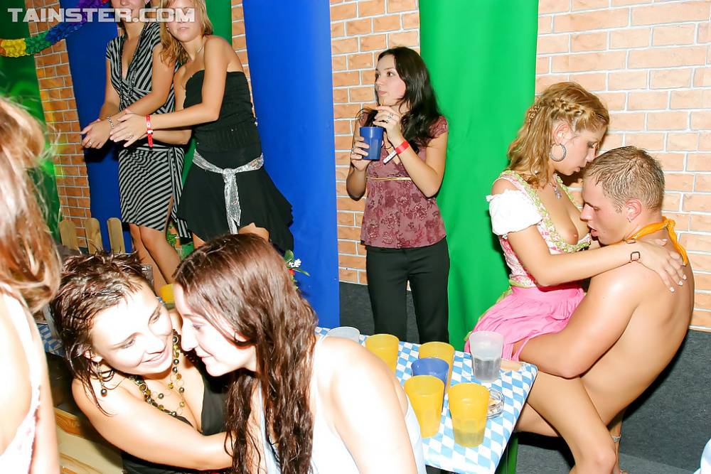 Lustful european MILFs enjoy a wild sex orgy at the drunk party - #10