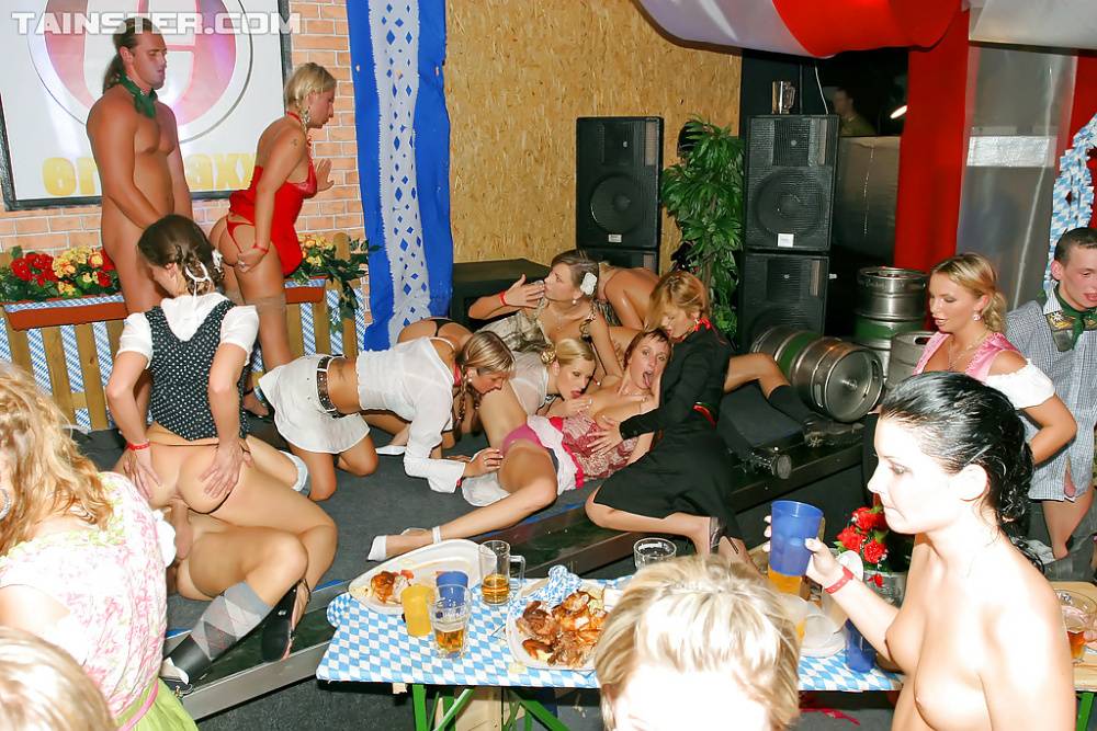 Lustful european MILFs enjoy a wild sex orgy at the drunk party - #9