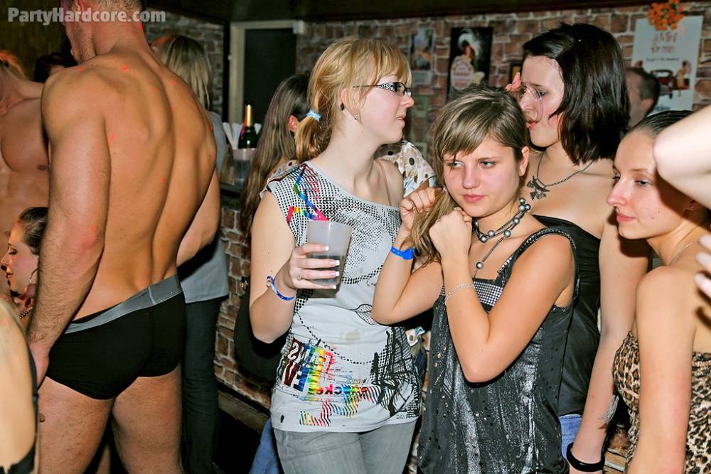 Salacious amateurs going wild at the drunk party with male strippers - #4