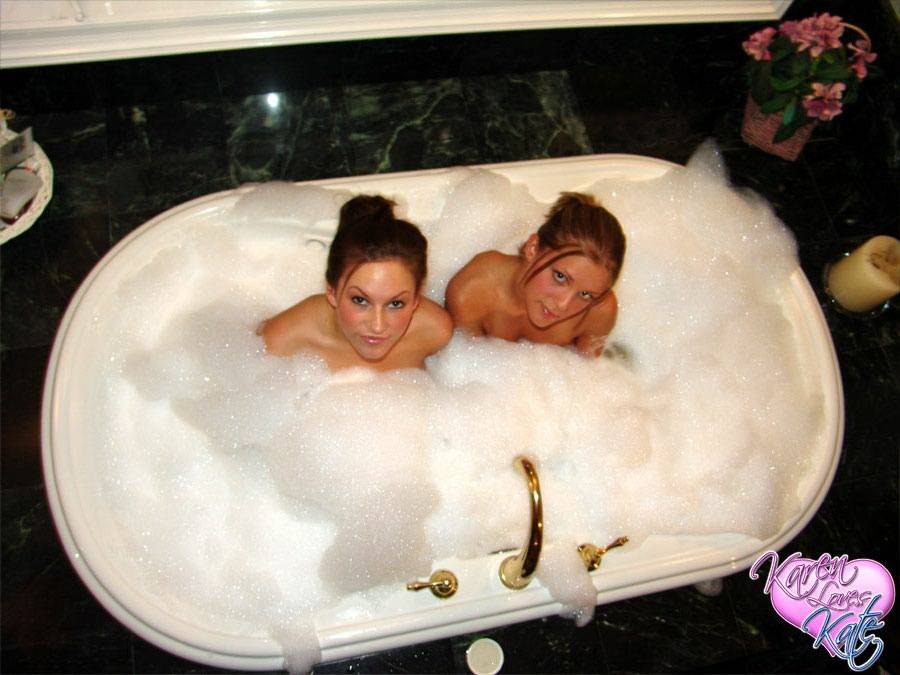 Karen Loves Kate Karen & Kate have a bubble bath - #1