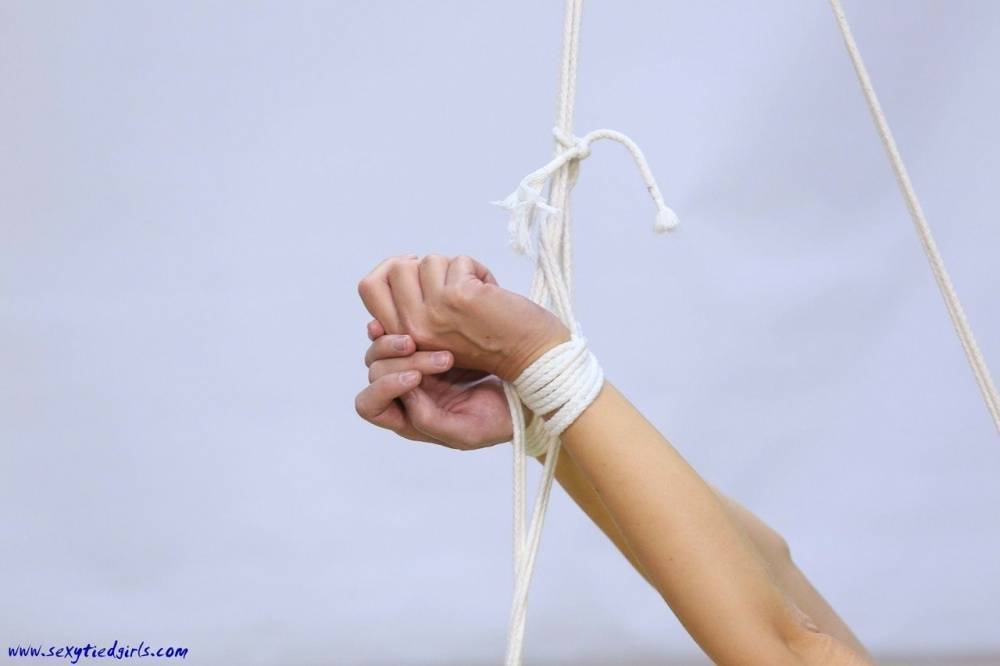 Sexy Tied Girls Sophia tied up in a strappado - #10