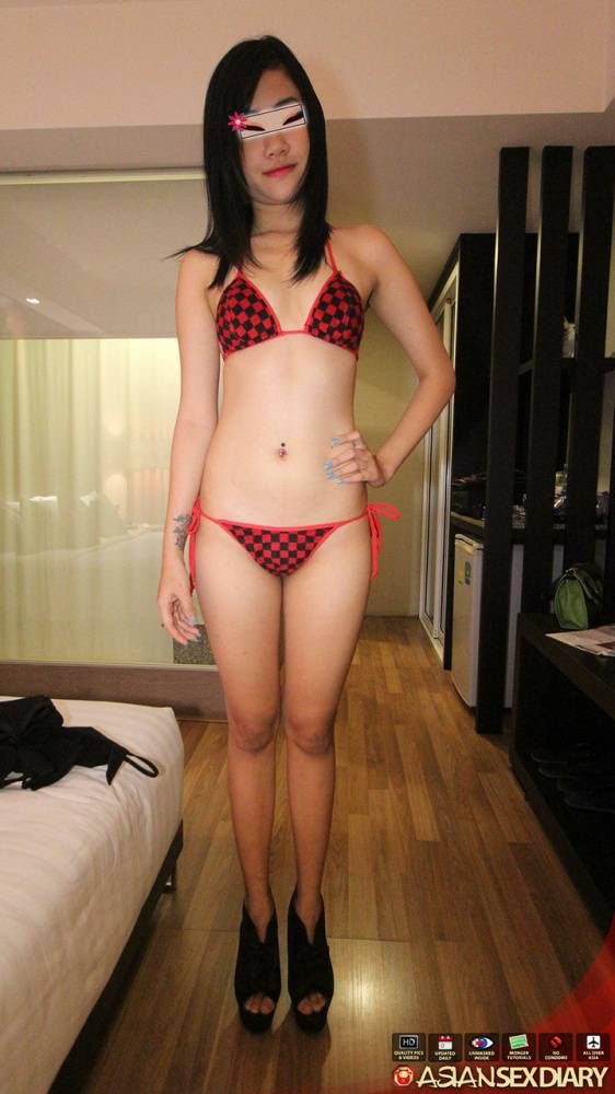 19 yr old Thai spinner uses great body and sex skills to get white cum - #13