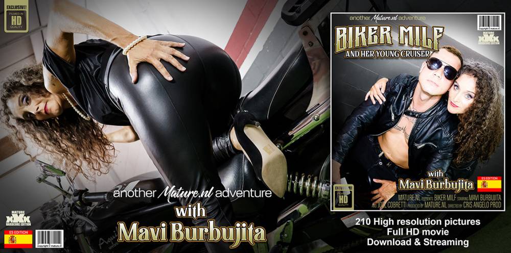 Mavi Burbujita is naughty biker MILF that gets hot from young bad boys - #9