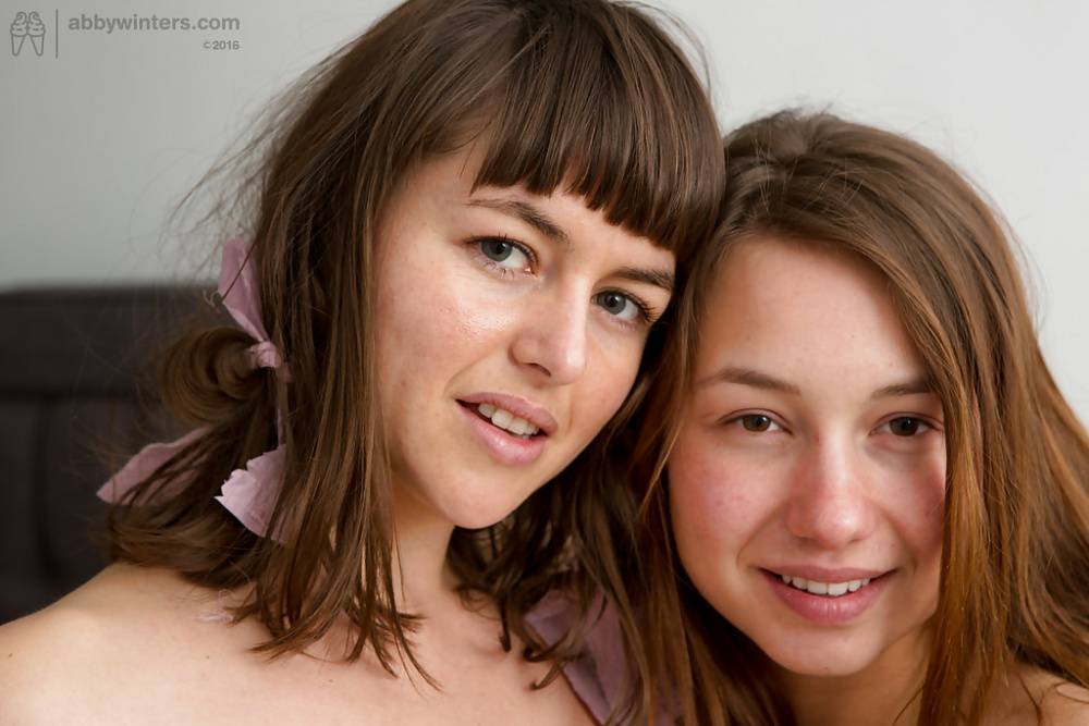 Lesbian amateurs Billie T and Sophie licking and fingering hairy pussies - #10