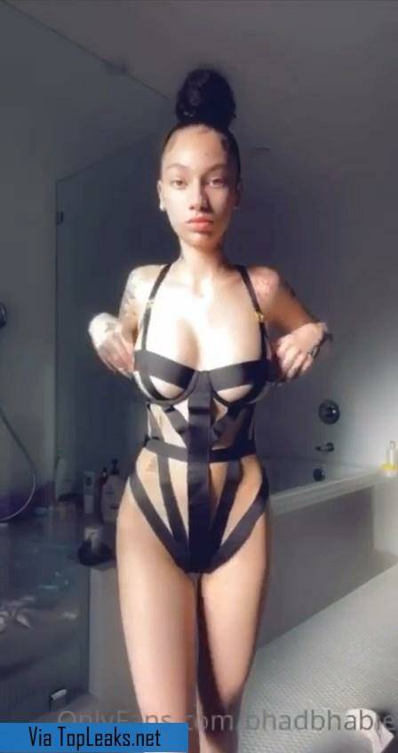 Hot Bhad Bhabie Thong Straps Bikini Onlyfans Video Leaked - #1