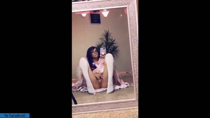 PeachTot Nude Masturbating Cosplay Premium Snapchat Video - #1