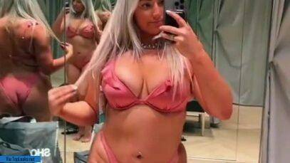 Christina Khalil Garter Belt Lingerie Onlyfans Set Leaked nudes - #10