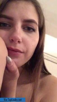hot russians teen teasing topless on periscope - #1