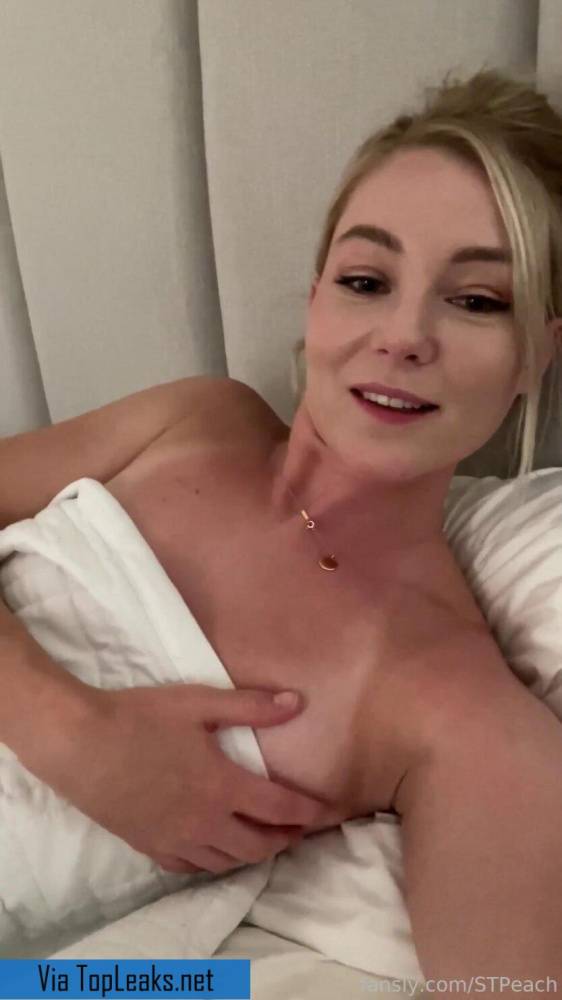 STPeach Topless Under The Covers Onlyfans Video Leaked nudes - #1