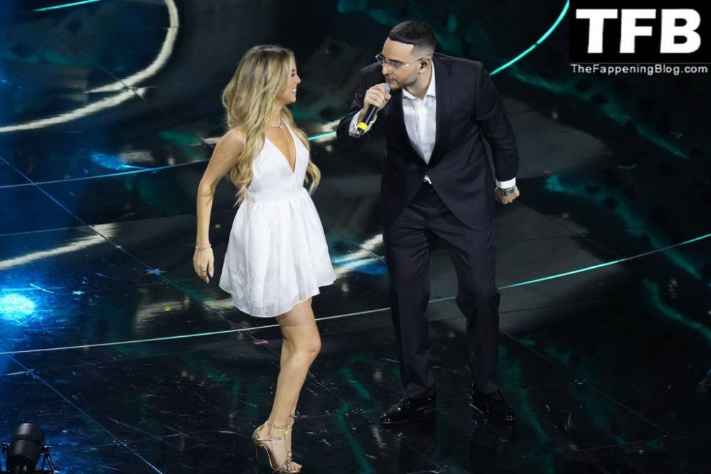 Ana Mena Shows Off Her Sexy Legs as She Performs on Stage at 72 Sanremo Music Festival - #9