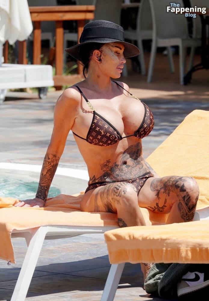 Katie Price Rocks in Her Skimpy Little Louis Vuitton Bikini Out in Turkey (63 Photos) - #23