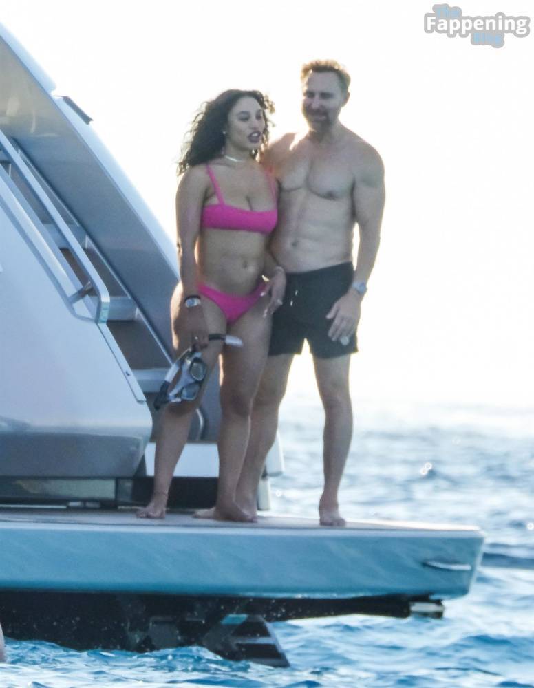 Jessica Ledon & David Guetta Get Up Close and Personal on a Yacht in Ibiza (45 Photos) - #23