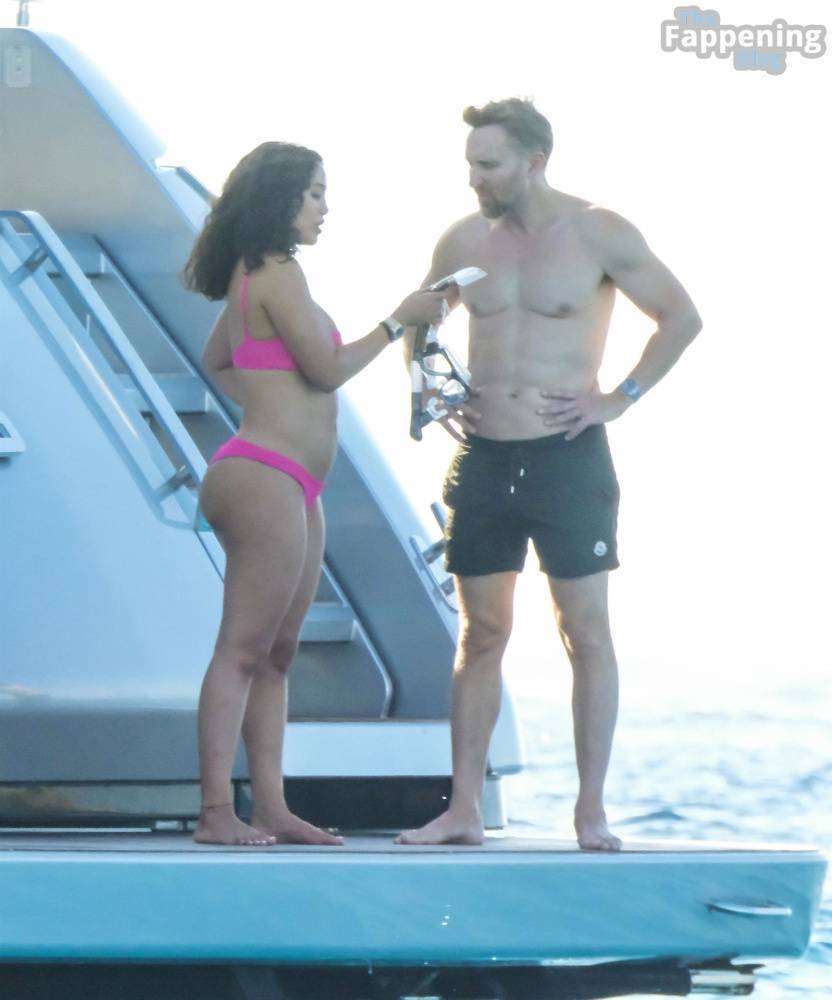 Jessica Ledon & David Guetta Get Up Close and Personal on a Yacht in Ibiza (45 Photos) - #26