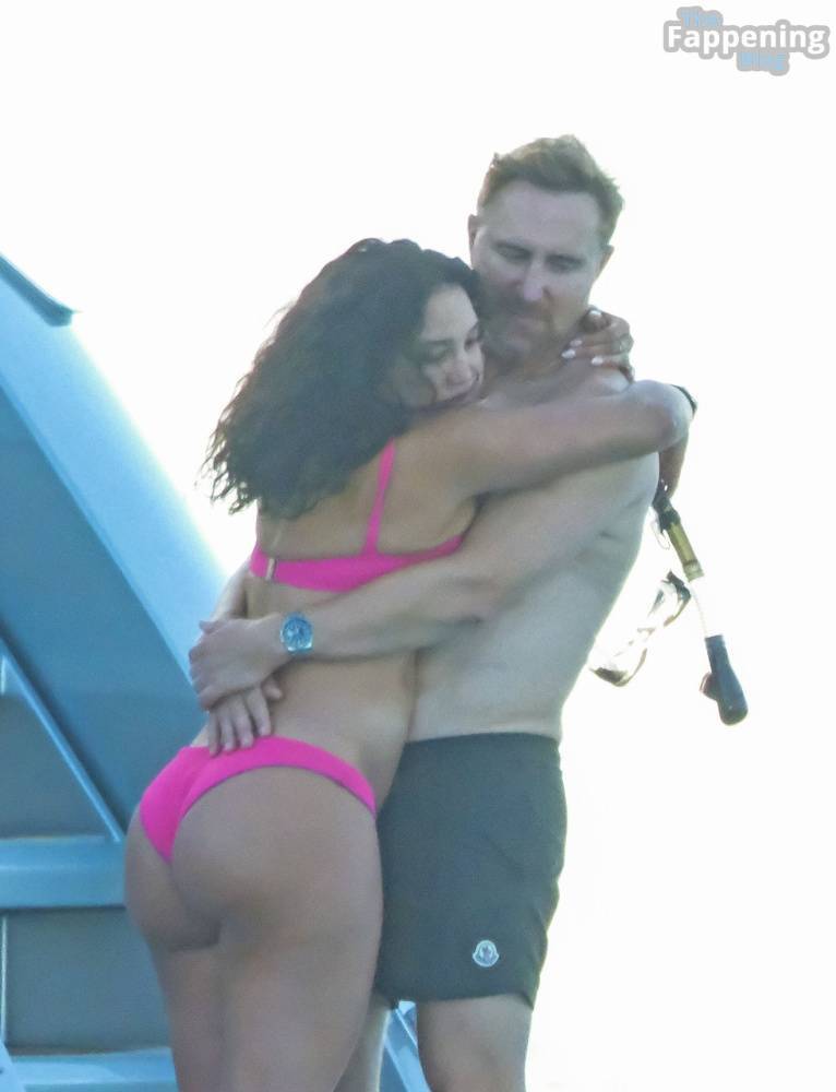 Jessica Ledon & David Guetta Get Up Close and Personal on a Yacht in Ibiza (45 Photos) - #9