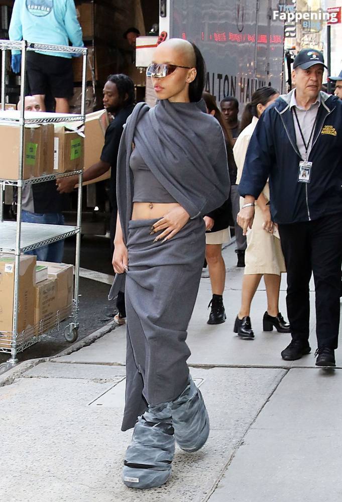 FKA Twigs is Spotted Braless as She Exits GMA3 in New York City (30 Photos) - #10