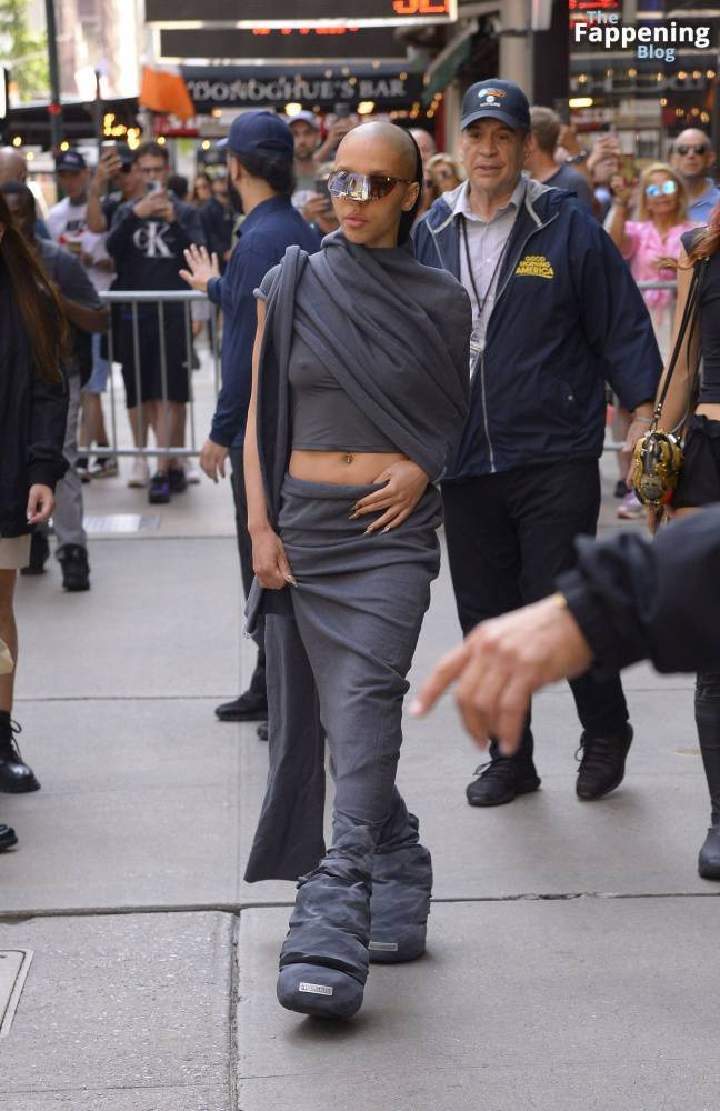 FKA Twigs is Spotted Braless as She Exits GMA3 in New York City (30 Photos) - #29