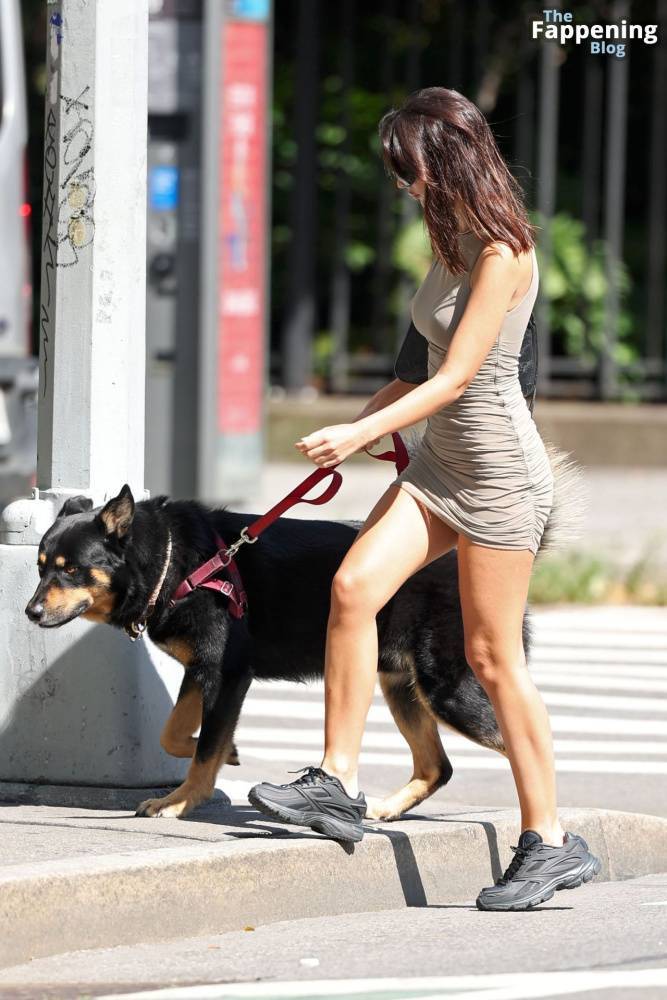 Emily Ratajkowski Looks Hot in a Mini Dress While Walking Her Dog in NYC (32 Photos) - #30