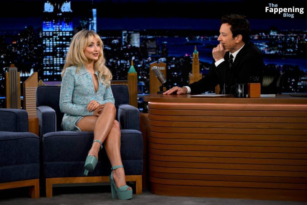 Sabrina Carpenter Displays Her Sexy Legs on The Tonight Show with Jimmy Fallon (20 Photos + Videos) - #7