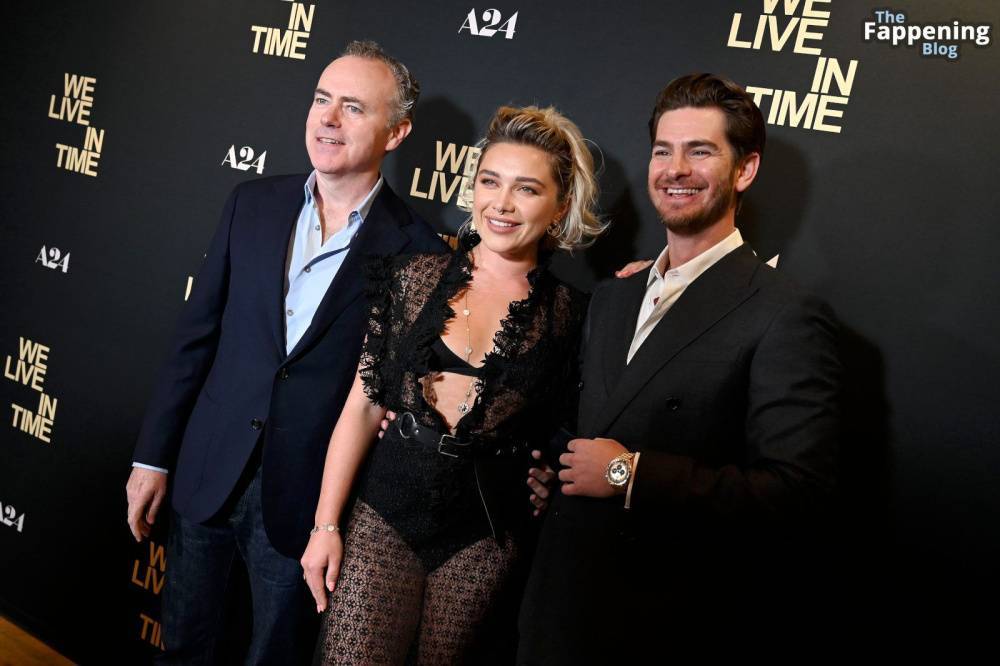 Florence Pugh Looks Hot in a Sheer Dress Fans Speechless at the “We Live in Time” Premiere (24 Photos) - #22