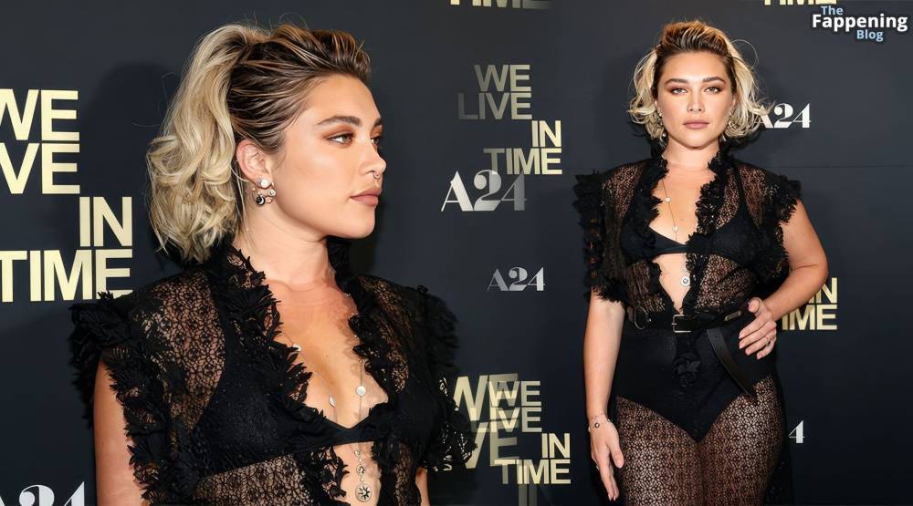 Florence Pugh Looks Hot in a Sheer Dress Fans Speechless at the “We Live in Time” Premiere (24 Photos) - #3