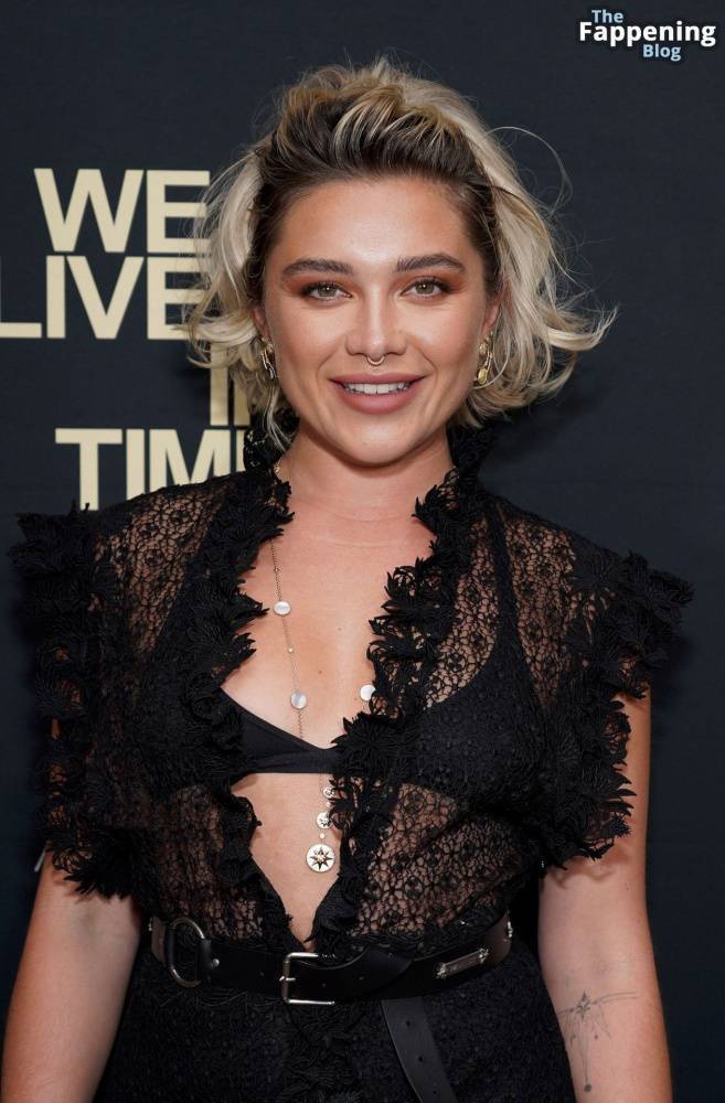 Florence Pugh Looks Hot in a Sheer Dress Fans Speechless at the “We Live in Time” Premiere (24 Photos) - #19