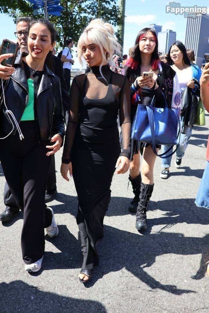 Camila Cabello Shows Off Her Pokies in a Black Dress at the Off-White Fashion Show (82 Photos) - #15