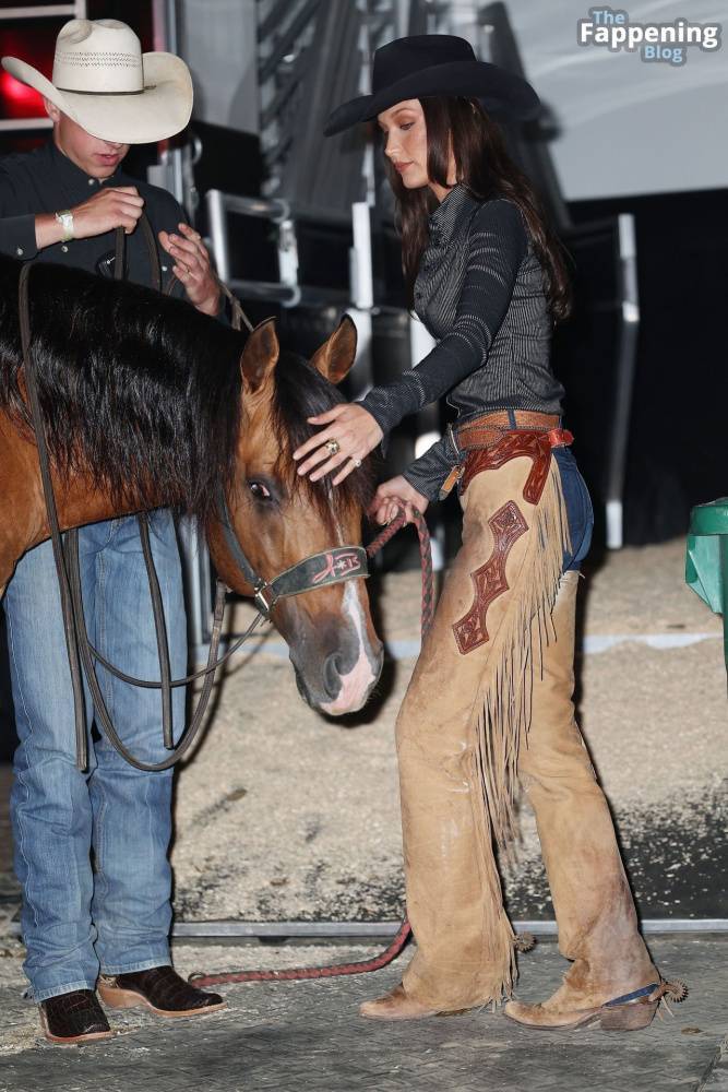 Bella Hadid Shows Off Her Cleavage in a Sultry Cowgirl Outfit at the Kemo Sabe Event (209 Photos) - #6