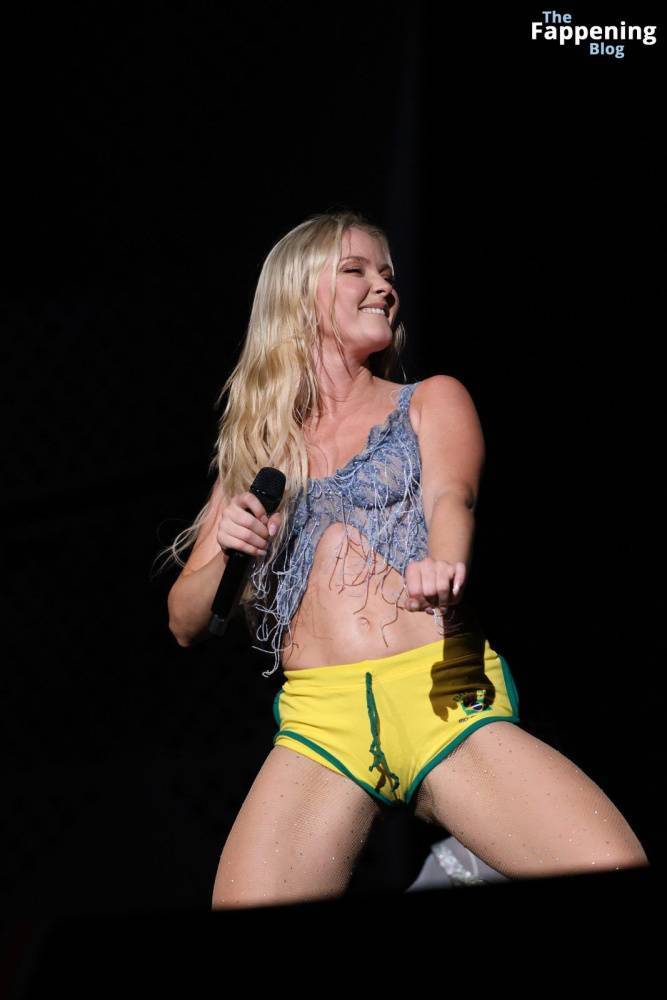 Zara Larsson Shows Off Her Goods as She Performs on Stage in Brazil (39 Photos) - #23