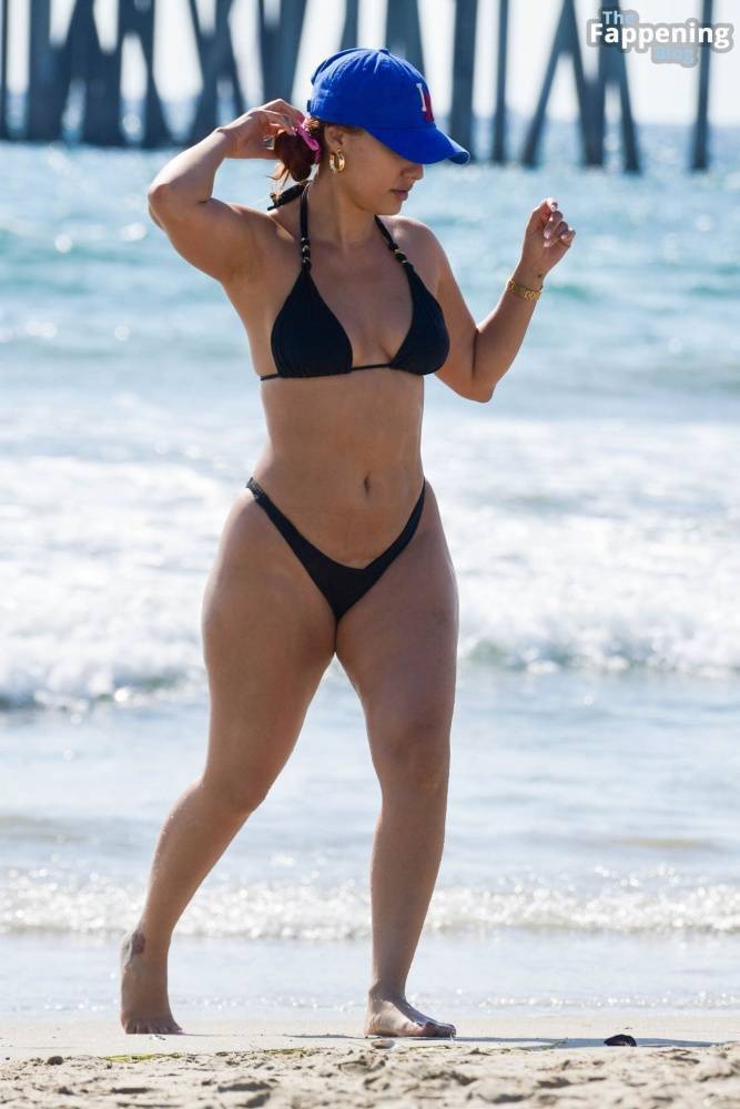 Francia Raisa Shows Off Her Sexy Bikini Body on the Beach with a Gal Pal in Santa Monica (120 Photos) - #24