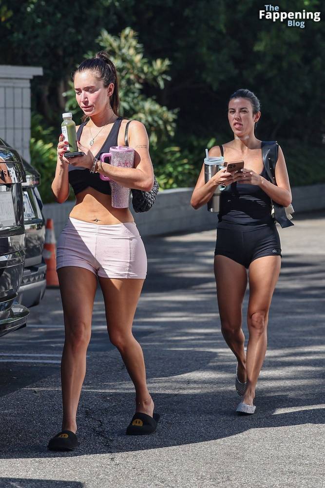 Anastasia Karanikolaou Shows Off Her Sculpted Abs with a Friend in Brentwood (60 Photos) - #4