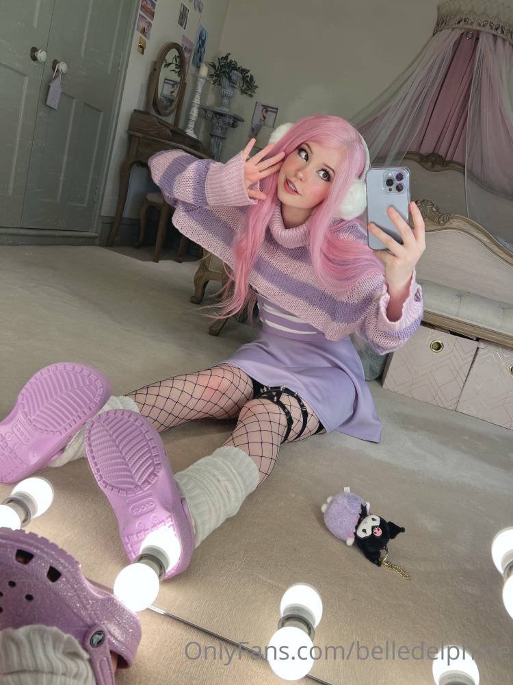 Belle Delphine Purple Crocs Porn Gallery - #36