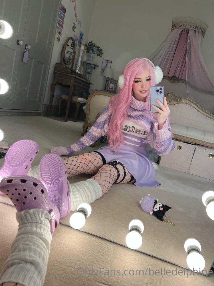 Belle Delphine Purple Crocs Porn Gallery - #35