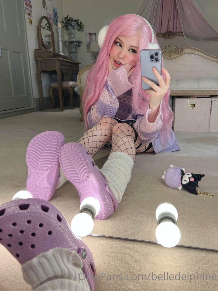 Belle Delphine Purple Crocs Porn Gallery - #25