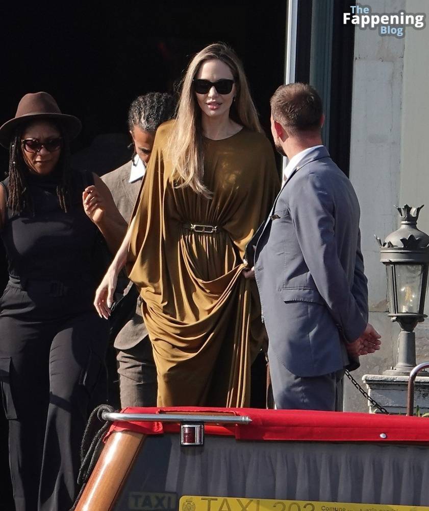 Angelina Jolie Looks Glamorous Rocking a Grecian Dress During the Venice Film Festival (117 Photos) - #25