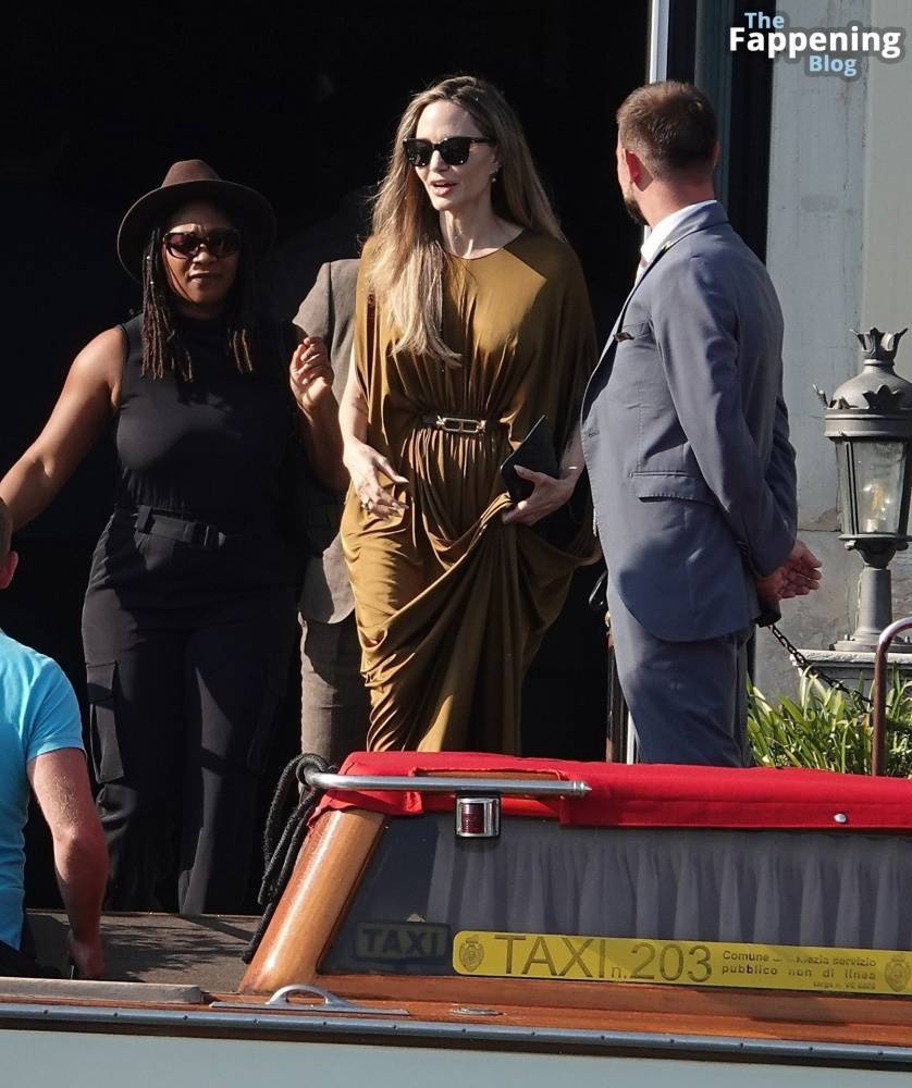 Angelina Jolie Looks Glamorous Rocking a Grecian Dress During the Venice Film Festival (117 Photos) - #15