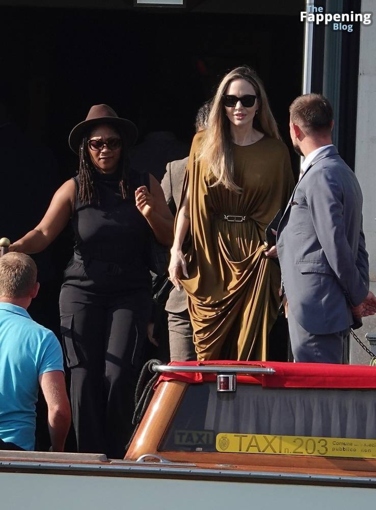 Angelina Jolie Looks Glamorous Rocking a Grecian Dress During the Venice Film Festival (117 Photos) - #23