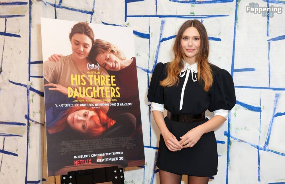 Elizabeth Olsen Looks Sexy at the “His Three Daughters” Press Event (11 Photos) - #8