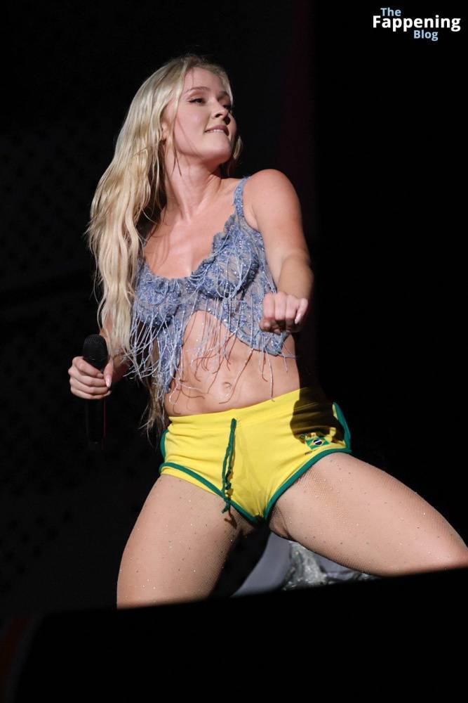 Zara Larsson Shows Off Her Goods as She Performs on Stage in Brazil (39 Photos) - #main