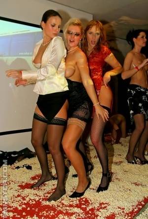 Stunning european MILFs enjoy a crazy sex orgy at the wild night party on realgirlsweb.com