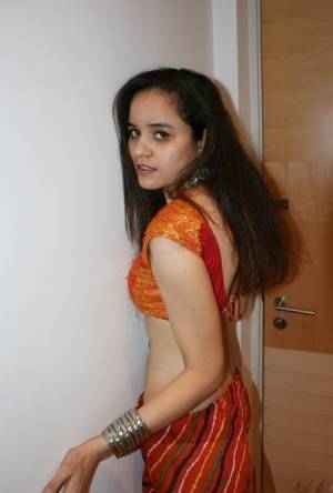 Indian princess Jasime takes her traditional clothes and poses nude - India on realgirlsweb.com
