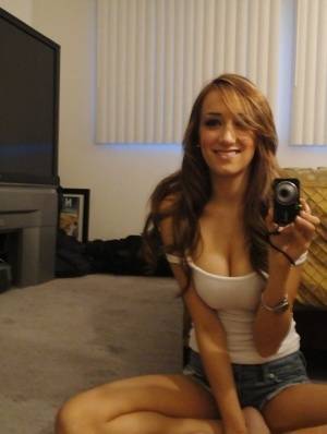 Petite babe Victoria Rae Black makes a few self shots showing off naked body on realgirlsweb.com