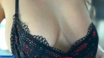 Christina Khalil Red Flannel Lingerie Onlyfans Set Leaked nude on realgirlsweb.com