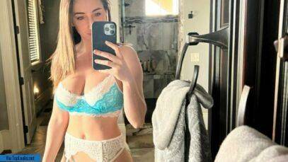 Christina Khalil Garter Belt Lingerie Onlyfans Set Leaked nudes on realgirlsweb.com