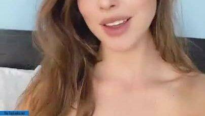Amanda Cerny Nude Morning Teasing Video Leaked on realgirlsweb.com