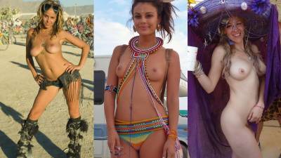 Burning Man nude girls on realgirlsweb.com