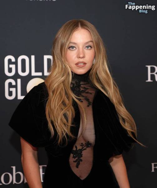 Sydney Sweeney Shows Off Her Sexy Breasts at The Road to the Golden Globes Party (42 Photos) on realgirlsweb.com